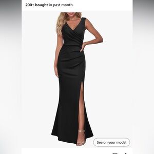 Elegant Black Evening Gown